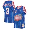 Charming Steve Francis Houston Rockets Hardwood Classics 1999/00 Lunar New Year Swingman Jersey   Blue a must - have for collectors
