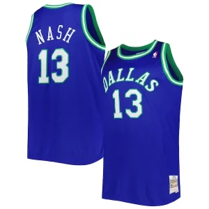 Fantastic Steve Nash Dallas Mavericks Big & Tall Hardwood Classics 1998/99 Swingman Jersey   Blue for ultimate sports enthusiasts