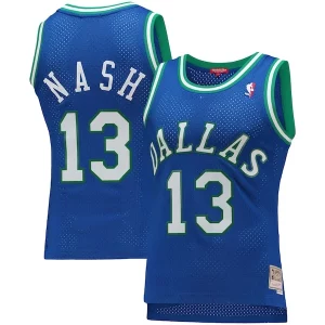 Magnificent Steve Nash Dallas Mavericks Women's 1998/99 Hardwood Classics Swingman Jersey   Blue a must - have for collectors