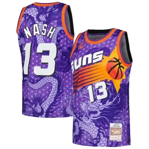 Charming Steve Nash Phoenix Suns 1996/97 Hardwood Classics Asian Heritage 6.0 Swingman Throwback Player Jersey   Purple to elevate your game - day look