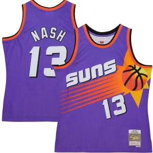 Exquisite Steve Nash Phoenix Suns Hardwood Classics 1996/97 Tropical Swingman Jersey   Purple for passionate basketball fans