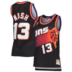 Charming Steve Nash Phoenix Suns Women's Hardwood Classics Swingman Jersey   Black to elevate your game - day look