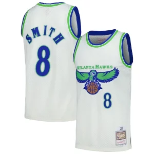 Fantastic Steve Smith Atlanta Hawks Chainstitch Swingman Jersey   Cream to stand out at the arena