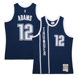 Fantastic Steven Adams Oklahoma City Thunder 2015/16 Hardwood Classics Alternate Swingman Jersey   Navy for ultimate sports enthusiasts