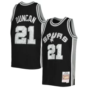 Exquisite Tim Duncan San Antonio Spurs Youth 1998/99 Hardwood Classics 75th Anniversary Diamond Jersey to elevate your game - day look