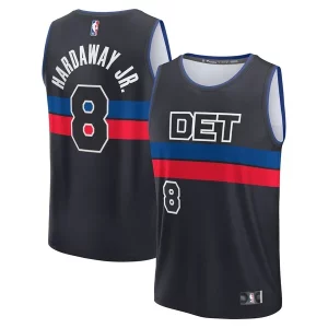 Magnificent Tim Hardaway Jr. Detroit Pistons Youth Fast Break Player Jersey   Statement Edition   Black to elevate your game - day look