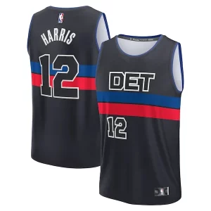 Fantastic Tobias Harris Detroit Pistons Youth Fast Break Player Jersey   Statement Edition   Black to stand out at the arena