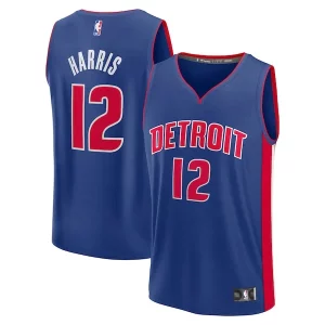 Premium Tobias Harris Detroit Pistons Fast Break Replica Player Jersey   Icon Edition   Blue to elevate your game - day look