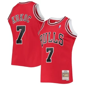 Charming Toni Kukoc Chicago Bulls 1997/98 Hardwood Classics Swingman Jersey   Red for ultimate sports enthusiasts