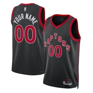Gorgeous Toronto Raptors Jordan Brand Unisex 2022/23 Swingman Custom Jersey   Statement Edition   Black to stand out at the arena