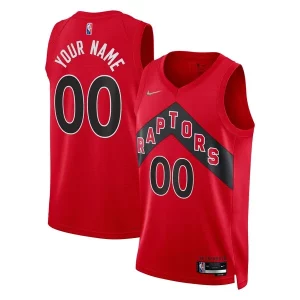 Superb Toronto Raptors Nike 2021/22 Diamond Swingman Custom Jersey   Icon Edition   Red for passionate basketball fans