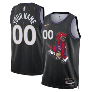 Charming Toronto Raptors Nike Unisex 2024/25 Custom Swingman Jersey   City Edition   Black to elevate your game - day look
