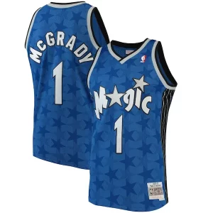 Charming Tracy McGrady Orlando Magic Hardwood Classics Swingman Jersey   Blue a must - have for collectors