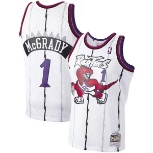 Stunning Tracy McGrady Toronto Raptors 1998/99 Hardwood Classics Swingman Jersey   White to elevate your game - day look