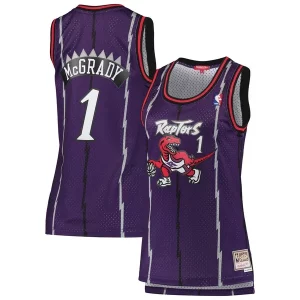 Gorgeous Tracy McGrady Toronto Raptors Women's 1998/99 Hardwood Classics Swingman Jersey   Purple for passionate basketball fans