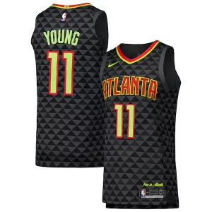 Premium Trae Young Atlanta Hawks Nike Authentic Player Jersey   Icon Edition   Black a must - have for collectors