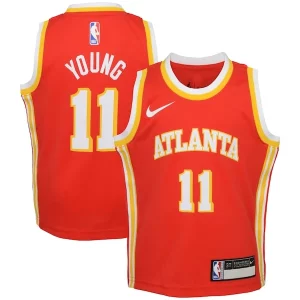 Fantastic Trae Young Atlanta Hawks Nike Toddler Swingman Player Jersey   Icon Edition   Red to stand out at the arena