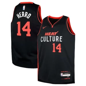 Premium Tyler Herro Miami Heat Nike Youth Swingman Replica Jersey   City Edition   Black for ultimate sports enthusiasts