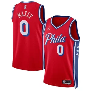 Gorgeous Tyrese Maxey Philadelphia 76ers Jordan Brand Unisex Swingman Jersey   Statement Edition   Red a must - have for collectors