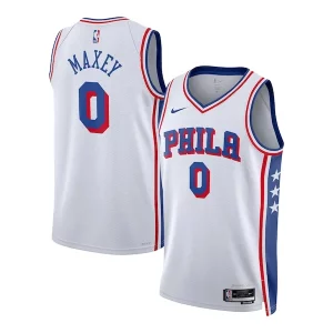 Gorgeous Tyrese Maxey Philadelphia 76ers Nike Unisex Swingman Jersey   Association Edition   White a must - have for collectors
