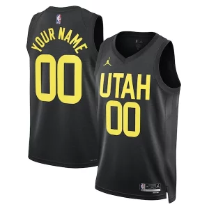 Fantastic Utah Jazz Jordan Brand Unisex 2022/23 Swingman Custom Jersey   Statement Edition   Black for ultimate sports enthusiasts