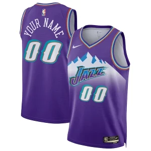 Superb Utah Jazz Nike Unisex 2022/23 Custom Swingman Jersey   Classic Edition   Purple perfect for showing team spirit