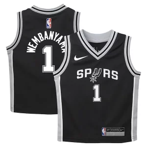 Premium Victor Wembanyama San Antonio Spurs Nike Toddler Swingman Player Jersey   Icon Edition   Black to elevate your game - day look