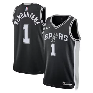 Premium Victor Wembanyama San Antonio Spurs Nike Unisex 2023 NBA Draft First Round Pick Swingman Jersey   Icon Edition   Black to elevate your game - day look