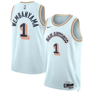 Exquisite Victor Wembanyama San Antonio Spurs Nike Unisex 2024/25 Swingman Player Jersey   City Edition   Light Blue to stand out at the arena