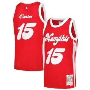 Fantastic Vince Carter Memphis Grizzlies 2015/16 Hardwood Classics Swingman Jersey   Red to elevate your game - day look