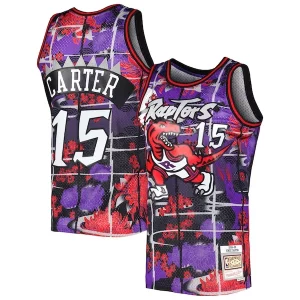 Superb Vince Carter Toronto Raptors 1998/99 Hardwood Classics Lunar New Year Swingman Jersey   Purple to stand out at the arena