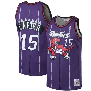 Stunning Vince Carter Toronto Raptors 1998/99 Hardwood Classics Swingman Jersey   Purple/White to elevate your game - day look