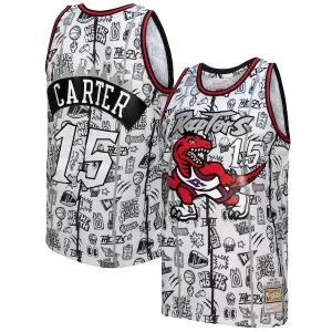 Exquisite Vince Carter Toronto Raptors 1998/99 Swingman Jersey   White a must - have for collectors