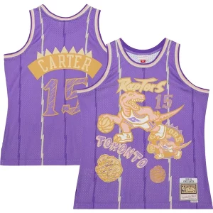 Gorgeous Vince Carter Toronto Raptors 1998/99 Swingman Sidewalk Sketch Jersey   Purple for ultimate sports enthusiasts