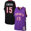 Stunning Vince Carter Toronto Raptors 1999/00 Hardwood Classics Swingman Jersey   Purple/White to elevate your game - day look