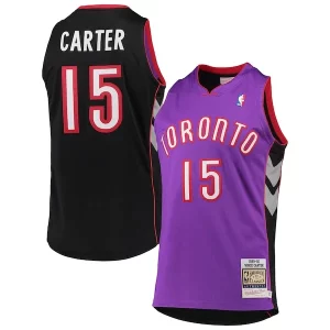 Gorgeous Vince Carter Toronto Raptors 1999/2000 Hardwood Classics Authentic Jersey   Purple to elevate your game - day look