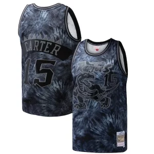 Superb Vince Carter Toronto Raptors Hardwood Classics 1998/99 Tie Dye Swingman Jersey   Black a must - have for collectors
