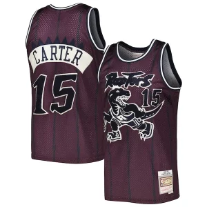 Exquisite Vince Carter Toronto Raptors Hardwood Classics Off Court Swingman Jersey   Purple a must - have for collectors