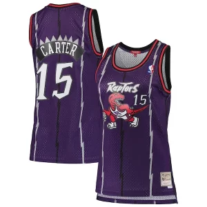 Superb Vince Carter Toronto Raptors Women's 1998/99 Hardwood Classics Swingman Jersey   Purple for ultimate sports enthusiasts