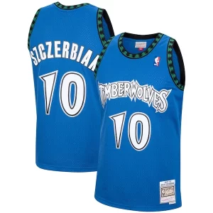 Gorgeous Wally Szczerbiak Minnesota Timberwolves 2001/02 Hardwood Classics Swingman Jersey   Blue a must - have for collectors