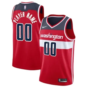 Superb Washington Wizards Nike 2020/21 Swingman Custom Jersey   Icon Edition   Red for passionate basketball fans