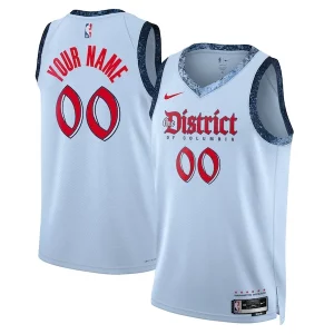 Superb Washington Wizards Nike Unisex 2024/25 Custom Swingman Jersey   City Edition   Powder Blue for passionate basketball fans