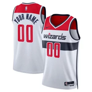 Superb Washington Wizards Nike Unisex Swingman Custom Jersey White   Association Edition for ultimate sports enthusiasts
