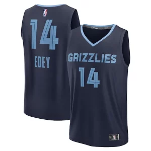 Superb Zach Edey Memphis Grizzlies 2024 NBA Draft Fast Break Player Jersey   Icon Edition   Navy perfect for showing team spirit