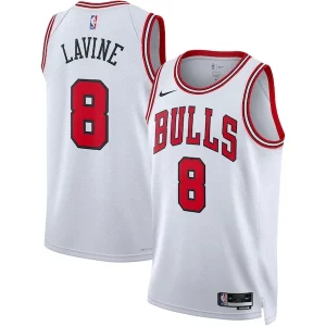 Gorgeous Zach LaVine Chicago Bulls Nike Unisex Swingman Jersey   Association Edition   White/Red perfect for showing team spirit