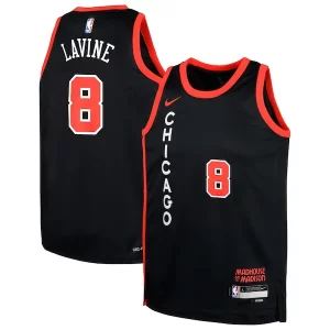 Premium Zach LaVine Chicago Bulls Nike Youth Swingman Replica Jersey   City Edition   Black to stand out at the arena
