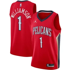 Charming Zion Williamson New Orleans Pelicans Jordan Brand 2020/21 Swingman Jersey   Statement Edition   Red for ultimate sports enthusiasts