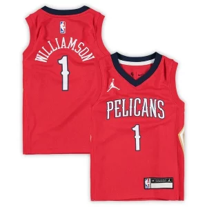 Magnificent Zion Williamson New Orleans Pelicans Jordan Brand Preschool 2020/21 Fast Break Replica Jersey   Statement Edition   Red for ultimate sports enthusiasts