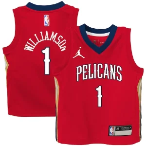 Premium Zion Williamson New Orleans Pelicans Jordan Brand Toddler 2020/21 Jersey   Red   Statement Edition for ultimate sports enthusiasts