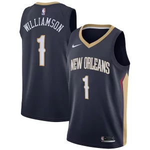 Charming Zion Williamson New Orleans Pelicans Nike 2019 NBA Draft First Round Pick Swingman Jersey Navy   Icon Edition/White perfect for showing team spirit